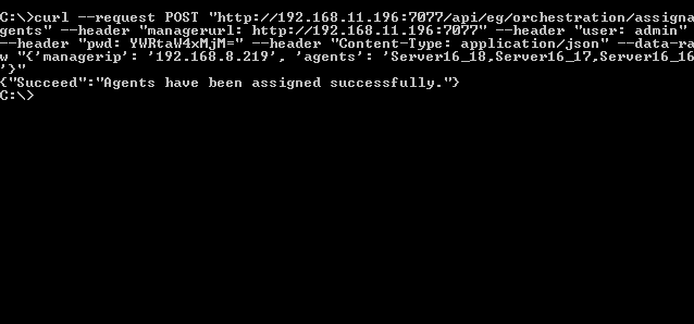 Assigning Agent to Manager in Redundant Setup Using cURL