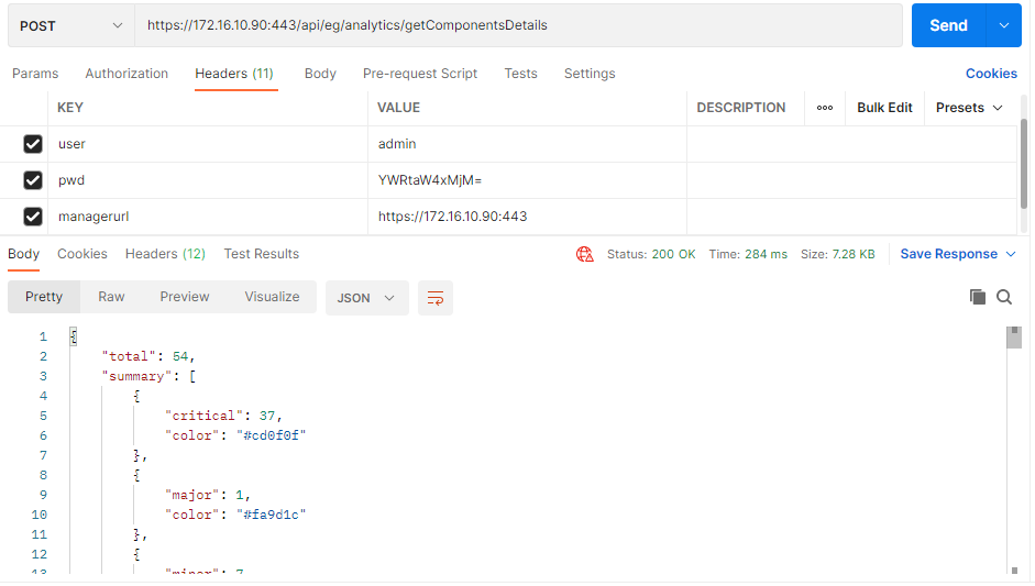 Retrieving Components Mapped to User Using Postman REST Client