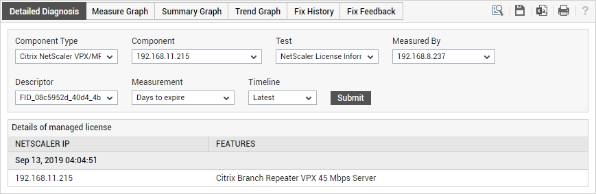 ADC License Monitornig with eG Enterprise v7 allows you to track your Citrix ADC licenses so they are always valid.