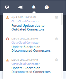 Citrix Cloud Monitoring Menu