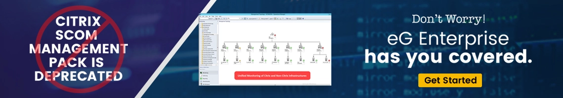 Citrix Management Pack for SCOM from eG Enterprise