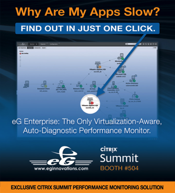 Exclusive Citrix Summit Performance Monitoring Solution