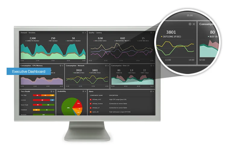 IT Service Delivery and IT Service Management Strategies using infrastructure monitoring from eG Innovations can significantly improve IT performance