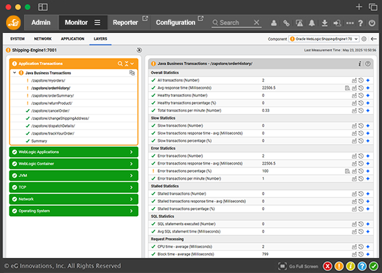 eG Enterprise: End-User Experience Management