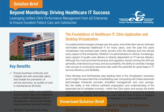 Download Solution Brief: APM Healthcare