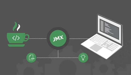 JMX monitoring collects performance metrics about the applications in the infrastructure