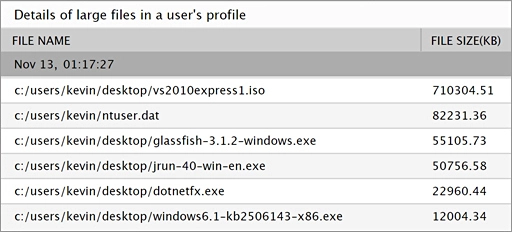 Citrix Logon Large User Profile Analysis