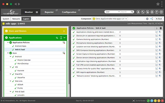 XenMobile performance monitoring